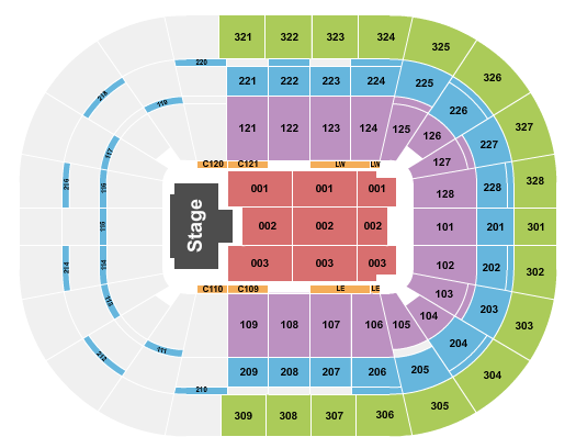 Camp Randall Stadium Seating Chart: Varsity Band Concert