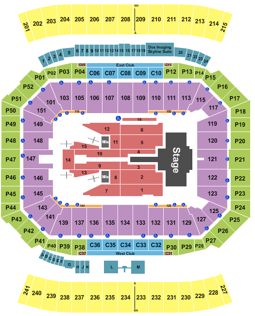 Camping World Stadium Seating Chart: Shakira