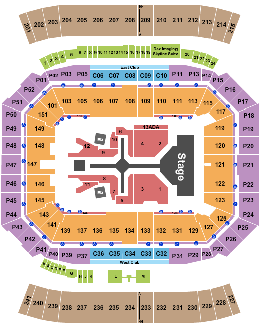 Camping World Stadium Seating Chart: The Weeknd