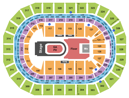 Canada Life Centre Seating Chart: Kane Brown