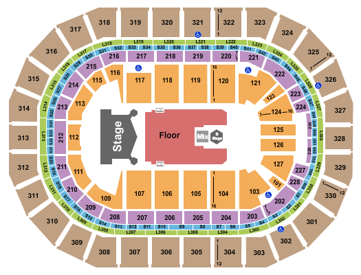 Canada Life Centre Seating Chart: Kiss 2023
