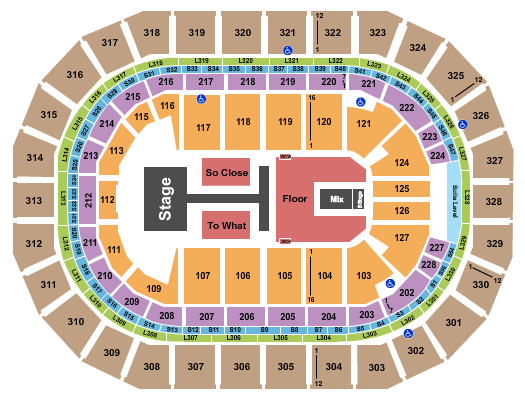 Canada Life Centre Seating Chart: Tate McRae