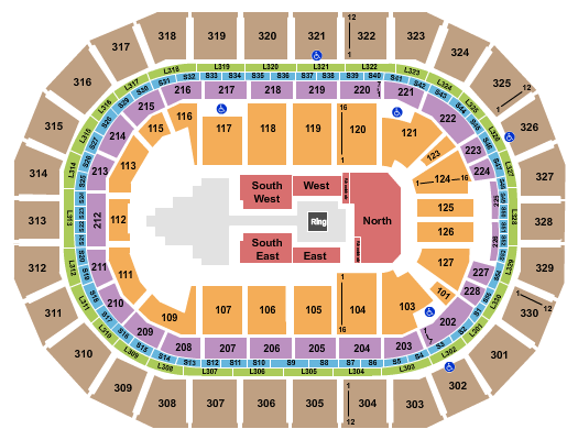 Canada Life Centre Seating Chart: WWE 2