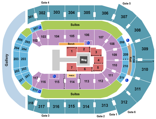 Canada Life Place Seating Chart: AEW