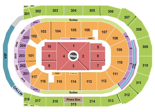 Canada Life Place Seating Chart: Nate Bargatze