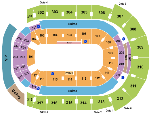 Canada Life Place Seating Chart: Rodeo