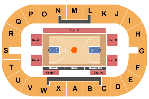 WinSport Event Centre At Canada Olympic Park Seating Chart: Basketball - Globetrotters