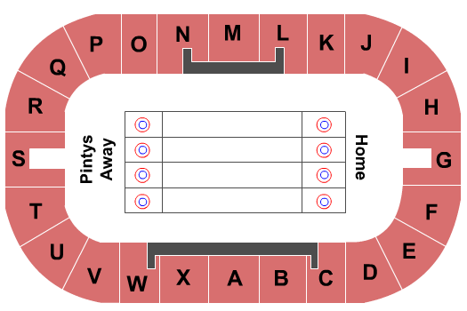 WinSport Event Centre At Canada Olympic Park Seating Chart: End Stage