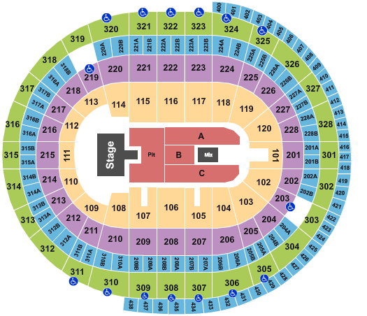 Canadian Tire Centre Seating Chart: Cole Swindell