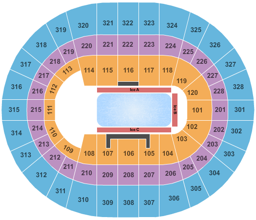 Canadian Tire Centre Seating Chart: Disney On Ice-2