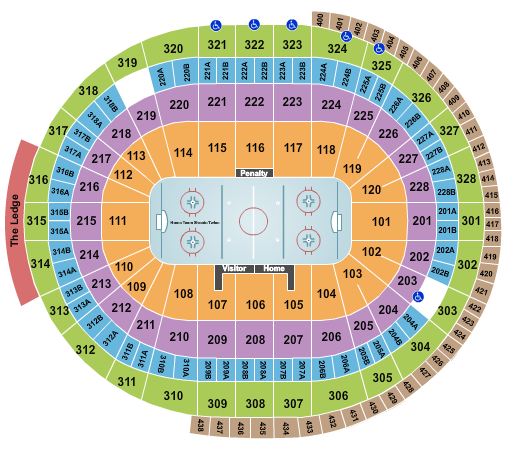 Canadian Tire Centre Seating Chart: Hockey