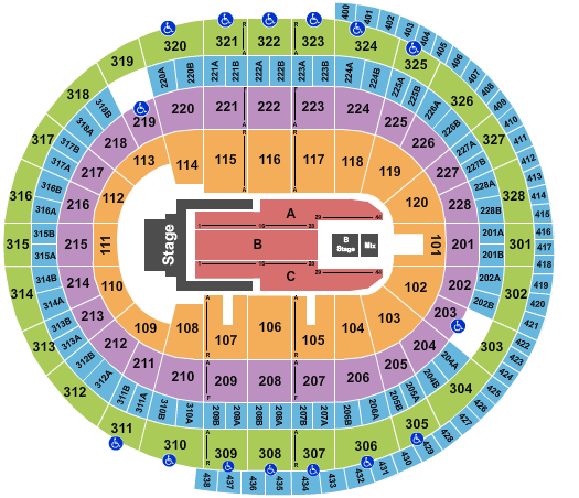 Canadian Tire Centre Seating Chart: Jelly Roll