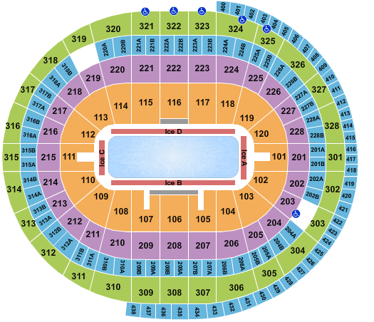 Canadian Tire Centre Seating Chart: Stars on Ice