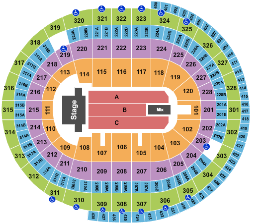 Canadian Tire Centre Seating Chart: TSO