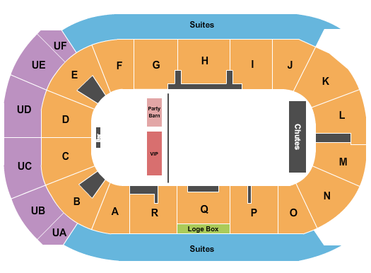 Co-Op Place Seating Chart: PBR