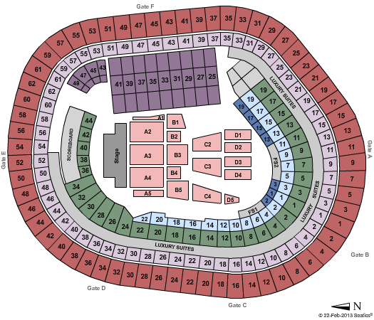 Candlestick Park Seating Chart