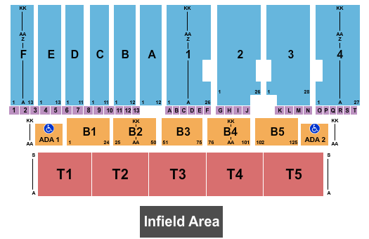 Canfield Fairgrounds Seating Chart: Endstage 3