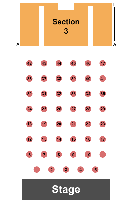 Canfor Culture & Events Centre Seating Chart: Tables