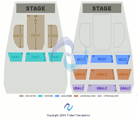 Cannon Center For The Performing Arts Seating Chart