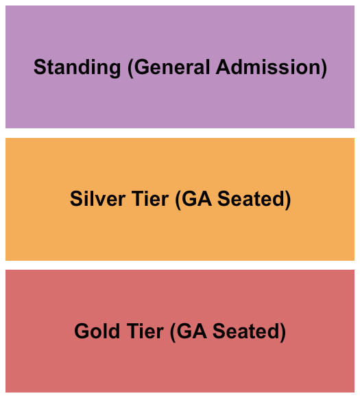Canoe Place Inn Seating Chart: Gold/Silver/Standing