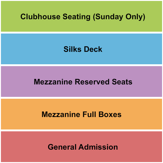 Canterbury Park Seating Chart: Horse Racing
