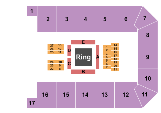 Canton Memorial Civic Center Seating Chart: MMA