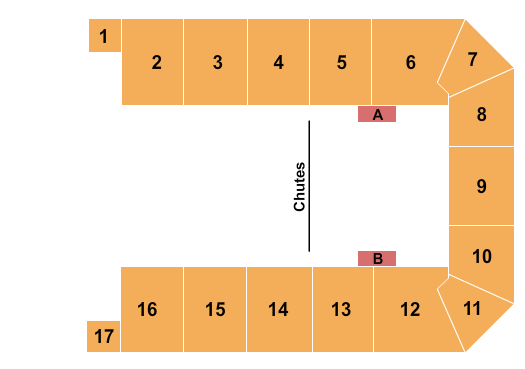 Canton Memorial Civic Center Seating Chart: Rodeo