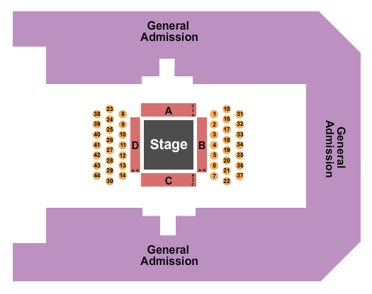 Canton Memorial Civic Center Seating Chart: Boxing 2