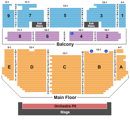 Canton Palace Theatre Map