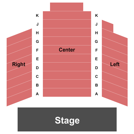 Canton Theatre - GA Seating Chart: Endstage