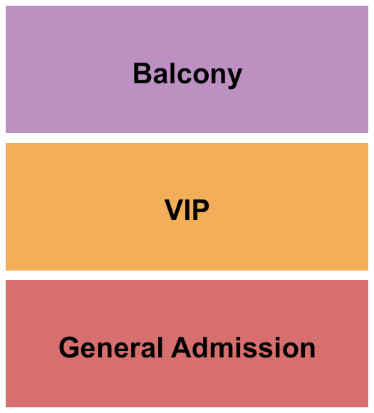 Cap City Comedy Club Seating Chart: GA/Balc/VIP