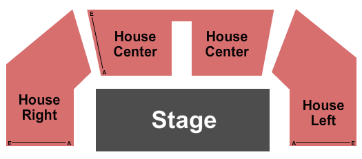 Cape Fear Regional Theatre Seating Chart: Endstage
