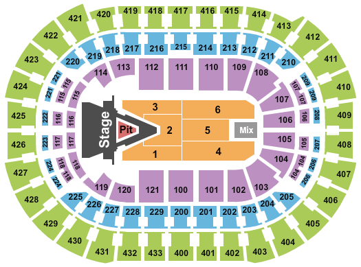 Capital One Arena Seating Chart: Aerosmith 2023