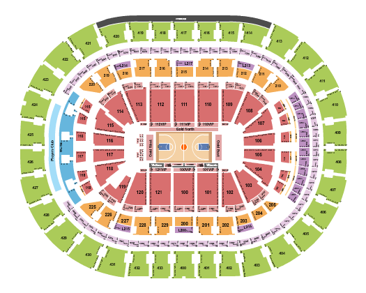 Capital One Arena Seating Chart: Basketball RW