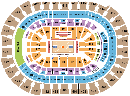 Capital One Arena Seating Chart: Basketball - Capital Showcase