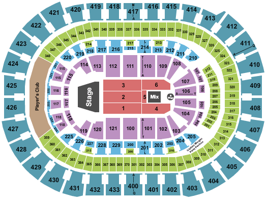 Capital One Arena Map