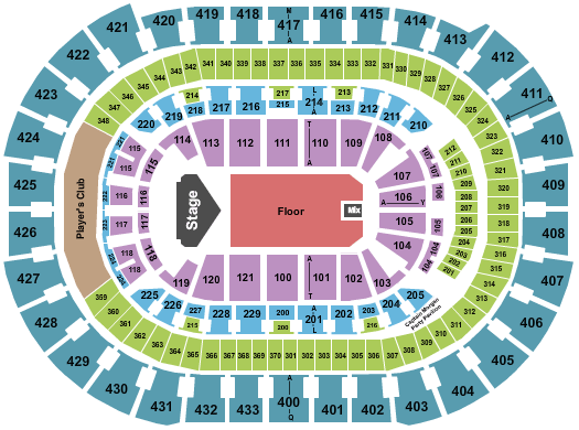 Credit Union One Arena Seating Chart