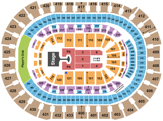 Capital One Arena Seating Chart: Disturbed