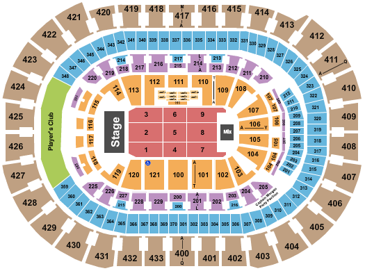 Capital One Arena Seating Chart: Endstage 7