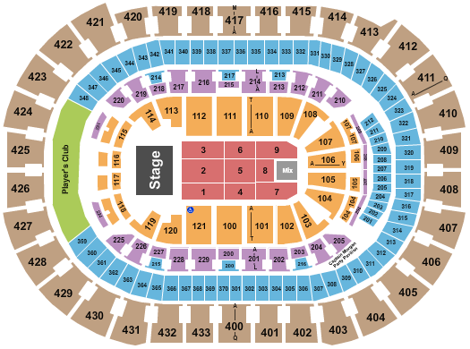 Capital One Arena Seating Chart: Frankie Beverly