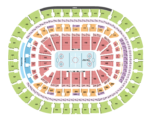 Capital One Arena Seating Chart: Hockey