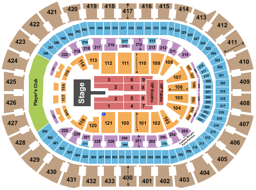 Capital One Arena Seating Chart: Mary J. Blige