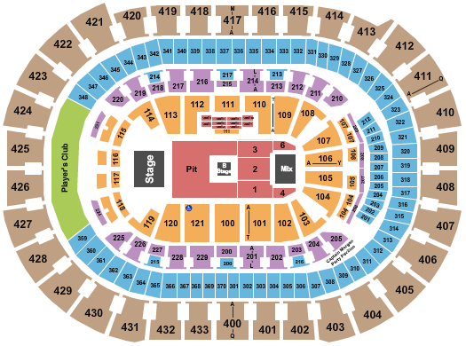 Capital One Arena Seating Chart: Nine Inch Nails