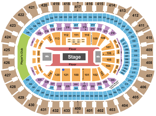Capital One Arena Seating Chart: Rod Wave