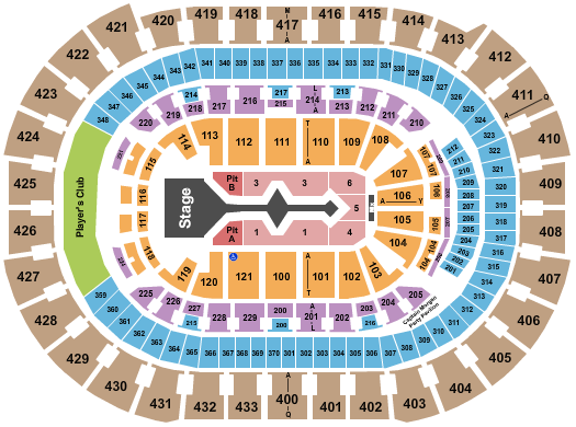 Capital One Arena Map