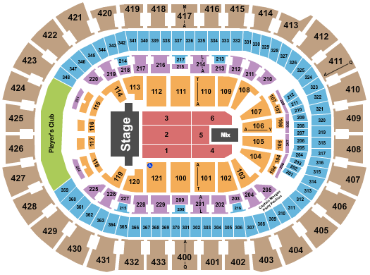 Capital One Arena Seating Chart: TSO 2