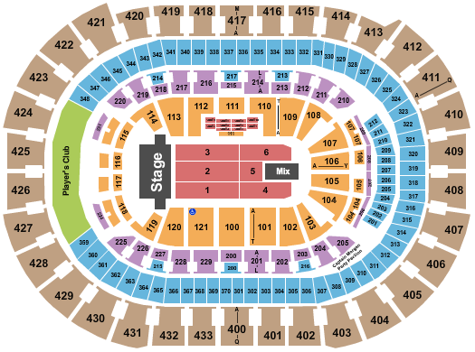 Capital One Arena Seating Chart: TSO 3