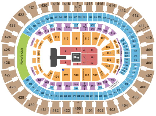 Capital One Arena Seating Chart: WWE 2