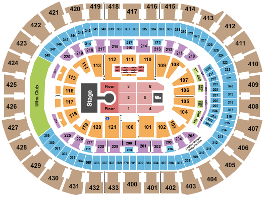 Capital One Arena Seating Chart: Weezer