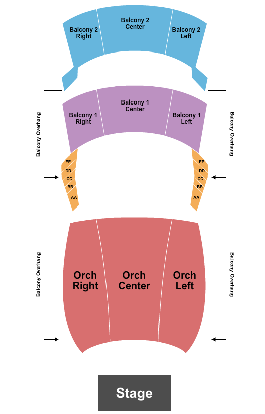 Capital One Hall Seating Chart: Endstage - No Pit
